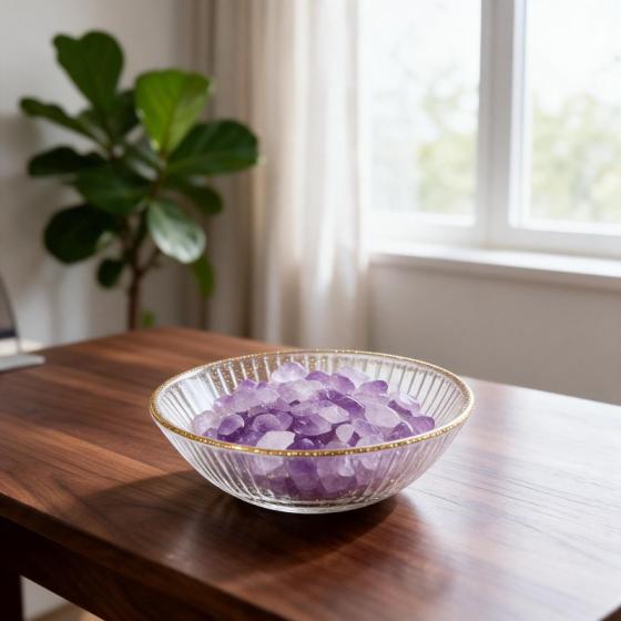 Amethyst Geode Bowl – Calm & Sleep