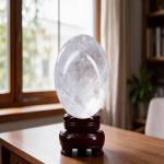 Natural Clear Quartz Sphere – Clarity & Focus