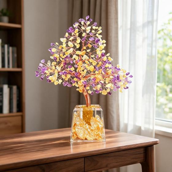 Natural Amethyst Crystal Tree – Calm & Sleep