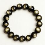 Golden Obsidian Bracelet – Protection & Grounding