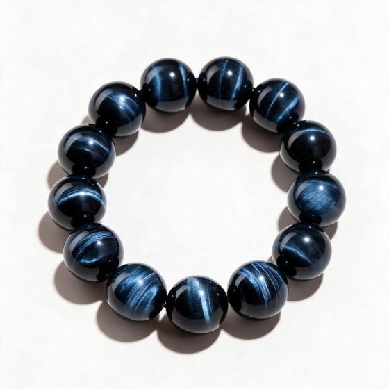 Blue Tiger's Eye Bracelet – Energy & Confidence