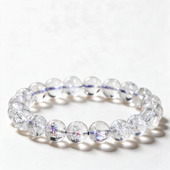 White Azeztulite Bracelet – Clarity & Focus
