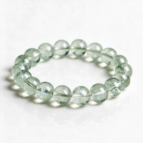 Green Azeztulite Bracelet – Energy & Confidence