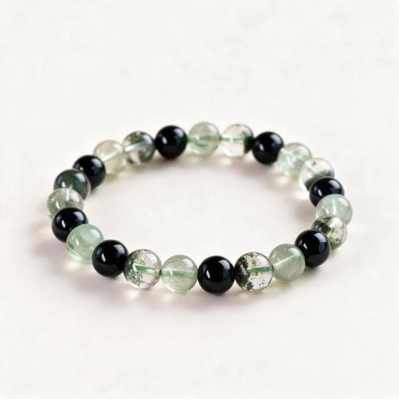 Green Phantom Quartz Bracelet – Abundance & Prosperity