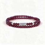 Natural Garnet Bracelet – Love & Harmony
