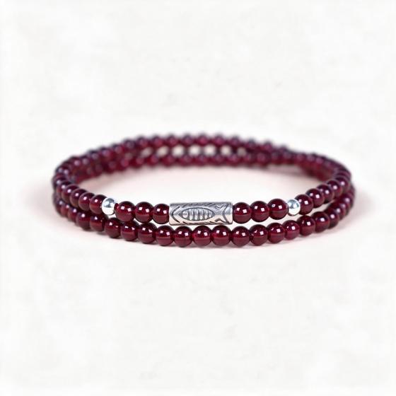 Natural Garnet Bracelet – Love & Harmony