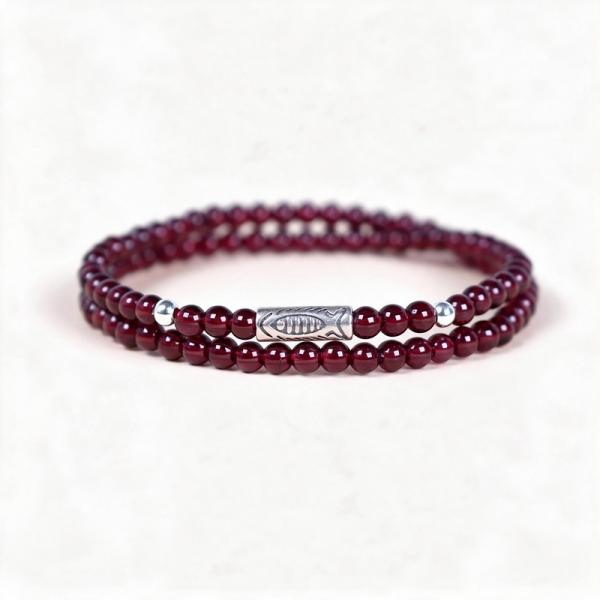 Natural Garnet Bracelet – Love & Harmony