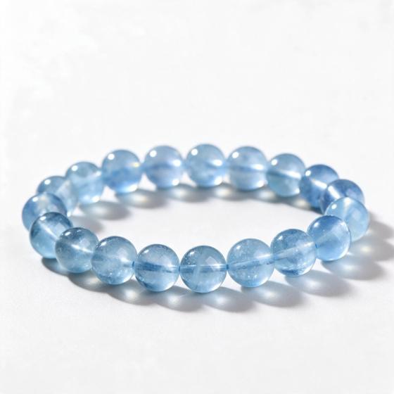 Natural Aquamarine Bracelet – Calm & Sleep