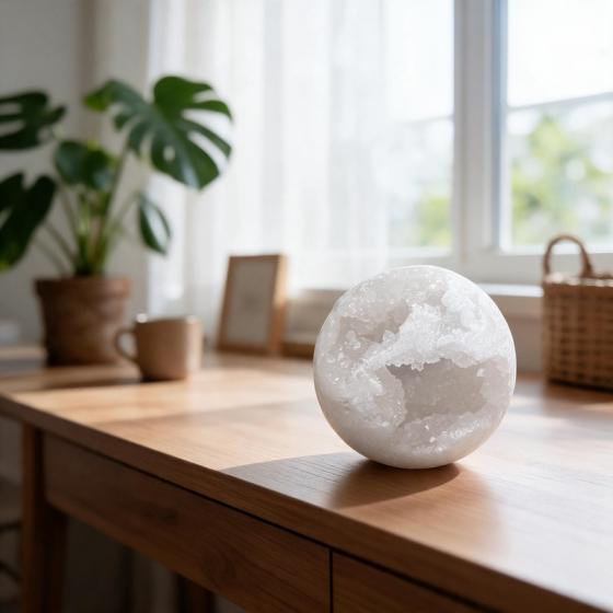 Clear Quartz Geode – Clarity & Focus