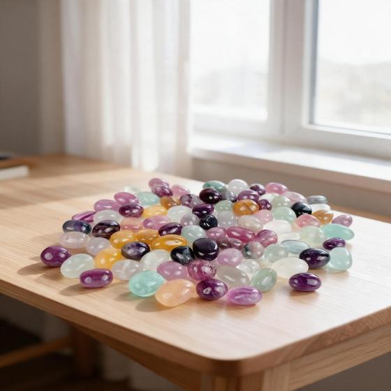 Fluorite Tumbled Stone – Clarity & Focus