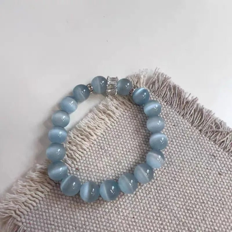 Cool Feeling High Ice Cat's Eye Stone Bracelet Simple Versatile Fashion Bracelet - CN Heal Vibe