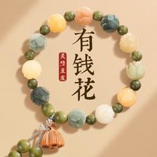 Moon&You Natural Pink Quartz Cat's Eye Stone Blue Topaz Amethyst Bracelet Women's Beaded Charm Jewelry Gift - CN Heal Vibe