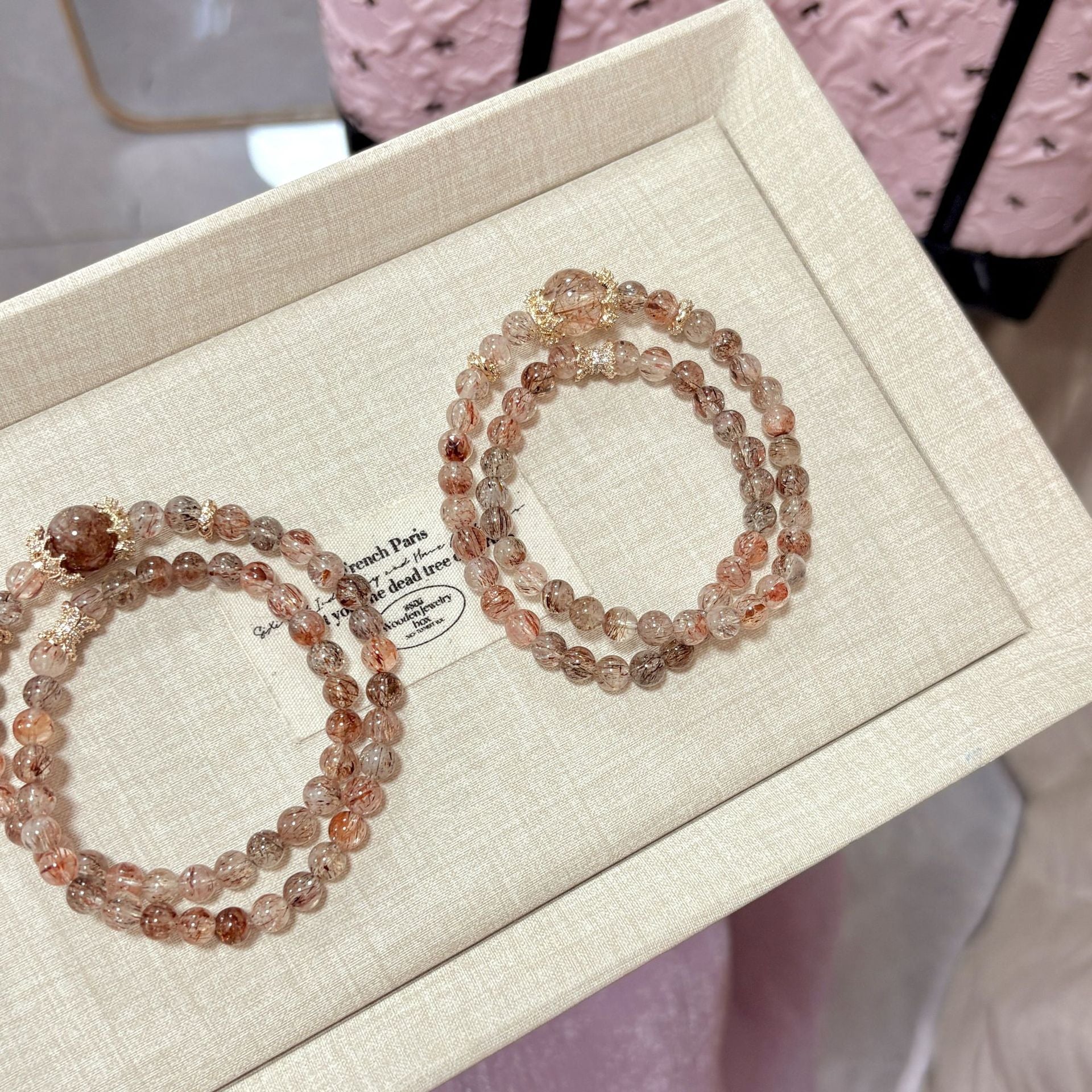 Natural Black Gold Super Seven Crystal Bracelet Exquisite Fashion New Women's Jewelry - CN Heal Vibe