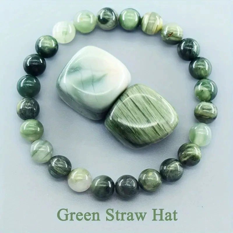 Natural Multi Stone Bracelet for Women Men Handmade Beaded Bracelet with Red Green Amethyst Sunstone Lapis Lazuli Tiger Eye Agate Crystal Green Aventurine for Jewelry Gift - CN Heal Vibe