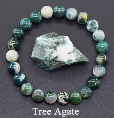 Natural Multi Stone Bracelet for Women Men Handmade Beaded Bracelet with Red Green Amethyst Sunstone Lapis Lazuli Tiger Eye Agate Crystal Green Aventurine for Jewelry Gift - CN Heal Vibe