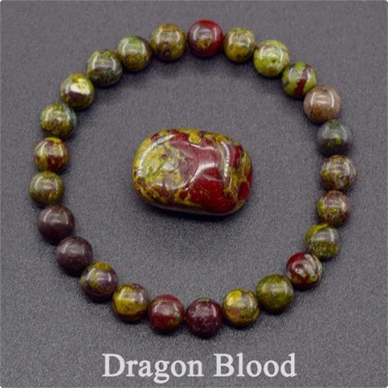 Natural Multi Stone Bracelet for Women Men Handmade Beaded Bracelet with Red Green Amethyst Sunstone Lapis Lazuli Tiger Eye Agate Crystal Green Aventurine for Jewelry Gift - CN Heal Vibe