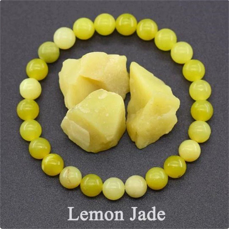 Natural Multi Stone Bracelet for Women Men Handmade Beaded Bracelet with Red Green Amethyst Sunstone Lapis Lazuli Tiger Eye Agate Crystal Green Aventurine for Jewelry Gift - CN Heal Vibe