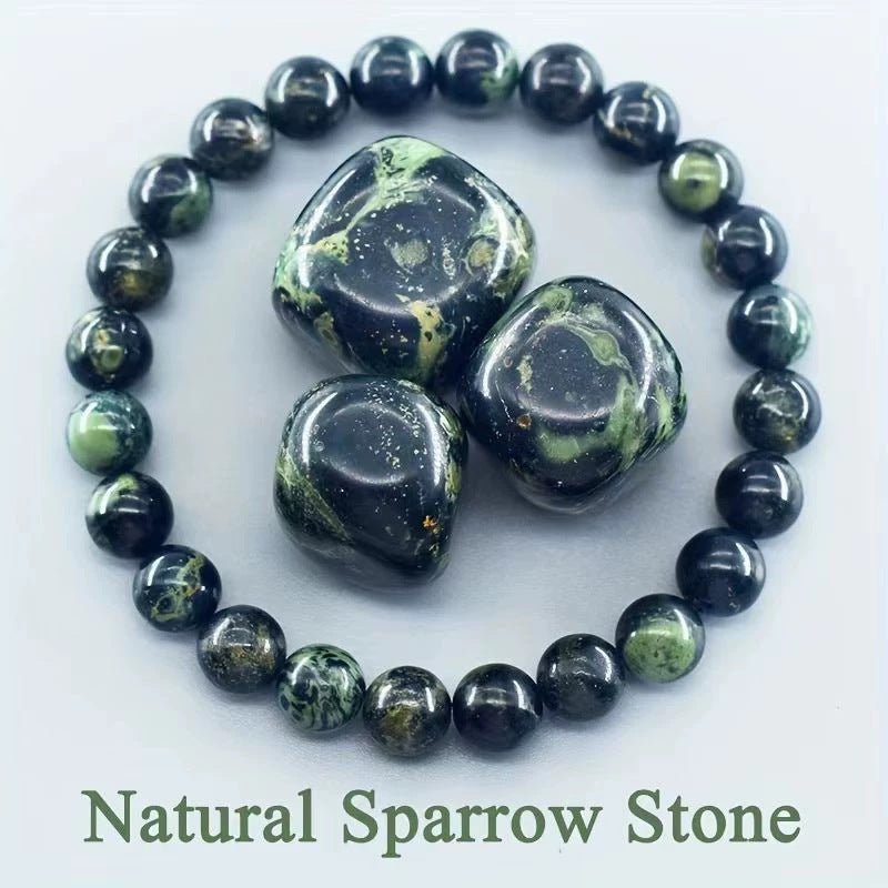 Natural Multi Stone Bracelet for Women Men Handmade Beaded Bracelet with Red Green Amethyst Sunstone Lapis Lazuli Tiger Eye Agate Crystal Green Aventurine for Jewelry Gift - CN Heal Vibe