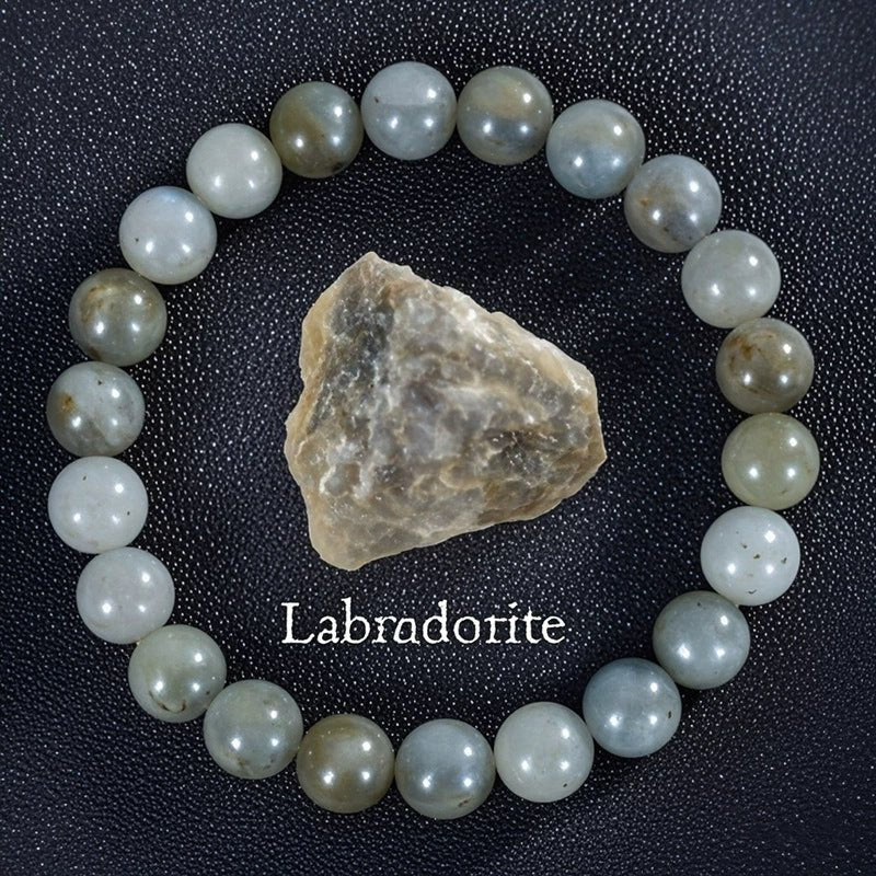 Natural Multi Stone Bracelet for Women Men Handmade Beaded Bracelet with Red Green Amethyst Sunstone Lapis Lazuli Tiger Eye Agate Crystal Green Aventurine for Jewelry Gift - CN Heal Vibe