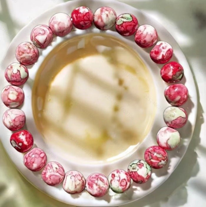 Natural Multi Stone Bracelet for Women Men Handmade Beaded Bracelet with Red Green Amethyst Sunstone Lapis Lazuli Tiger Eye Agate Crystal Green Aventurine for Jewelry Gift - CN Heal Vibe