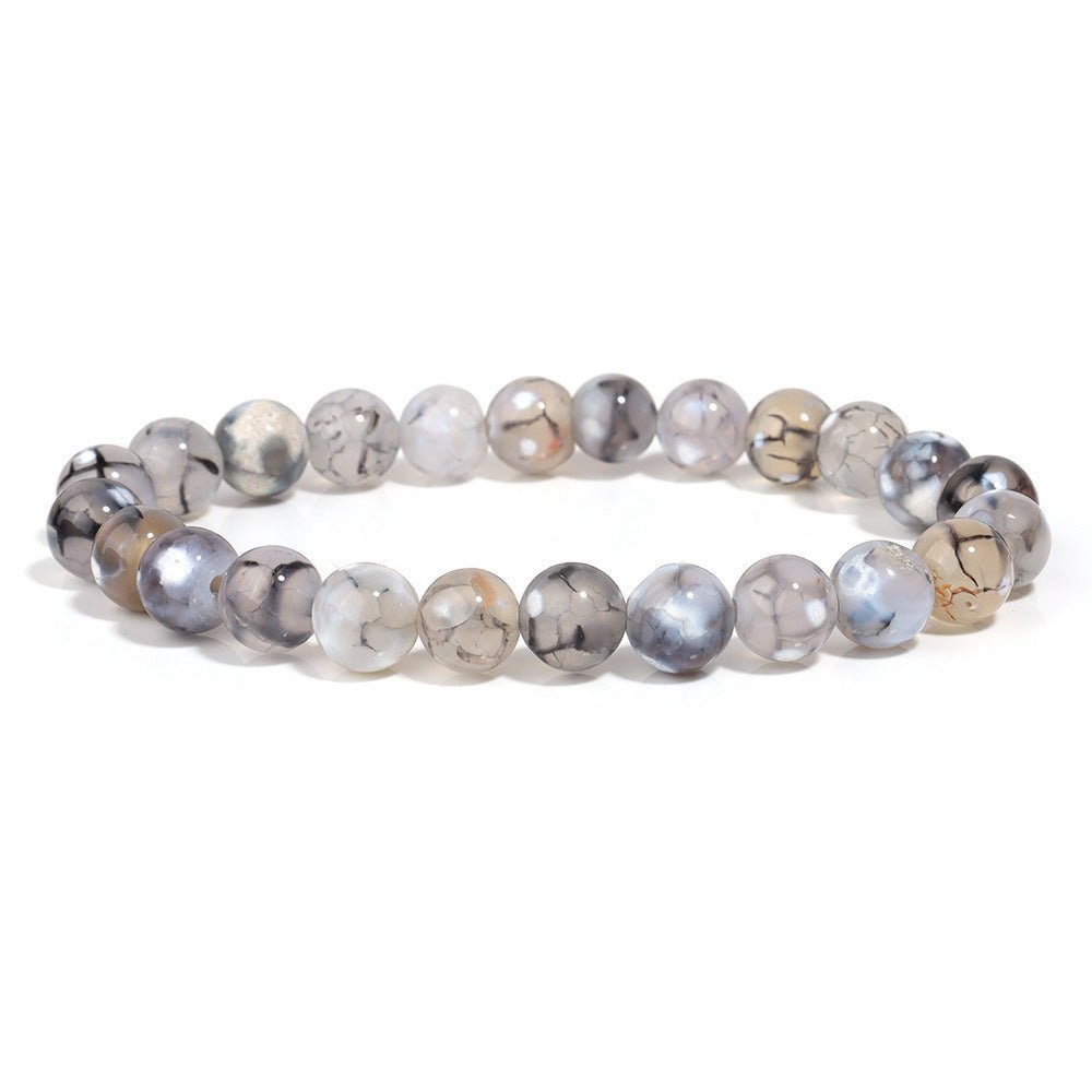 Natural Multi Stone Bracelet for Women Men Handmade Beaded Bracelet with Red Green Amethyst Sunstone Lapis Lazuli Tiger Eye Agate Crystal Green Aventurine for Jewelry Gift - CN Heal Vibe