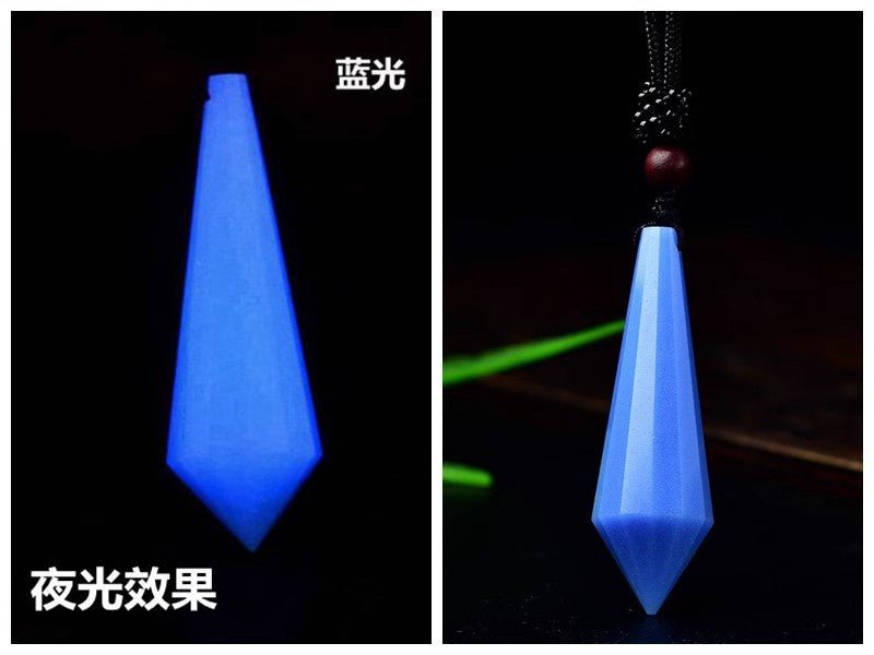 Natural Pink Yellow White Purple Amethyst Opal Hexagonal Prism Pendulum Crystal Stone Pendant for Women Men Reiki Healing Jewelry Gift - CN Heal Vibe