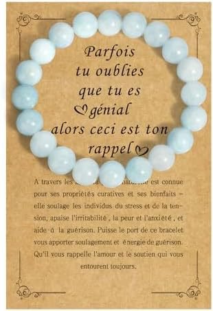 Natural Stone Bracelet Elastic Cord Beaded Purple Jade Stone Strawberry Crystal Agate Handmade Beaded Bracelet - CN Heal Vibe