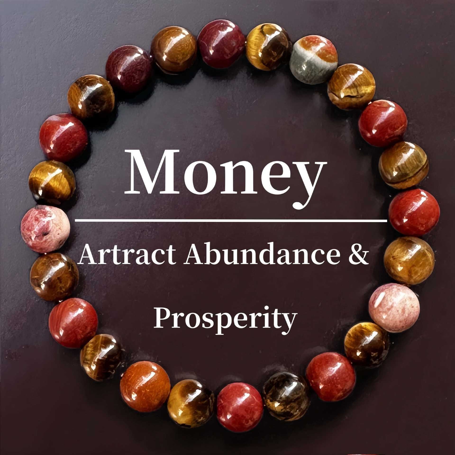 Natural Tiger Eye Stone & Amethyst Bracelet for Women Men Adjustable Beaded Jewelry Gift for Her Him, Trendy Boho Energy Stone Bracelets, Yoga Meditation Accessories, Unique Handmade Beaded Bracelet, - CN Heal Vibe