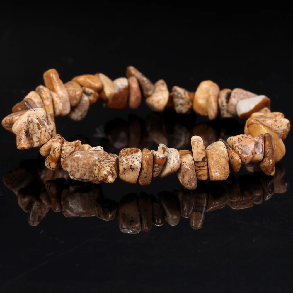 Natural Tiger Eye Stone & Amethyst Bracelet for Women Men Adjustable Beaded Jewelry Gift for Her Him, Trendy Boho Energy Stone Bracelets, Yoga Meditation Accessories, Unique Handmade Beaded Bracelet, - CN Heal Vibe