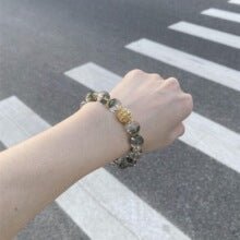 New Green Phantom Hydrangea Crystal Bracelet In Style Quartz Rock Women Simple Light Luxury Gentle Jewelry - CN Heal Vibe
