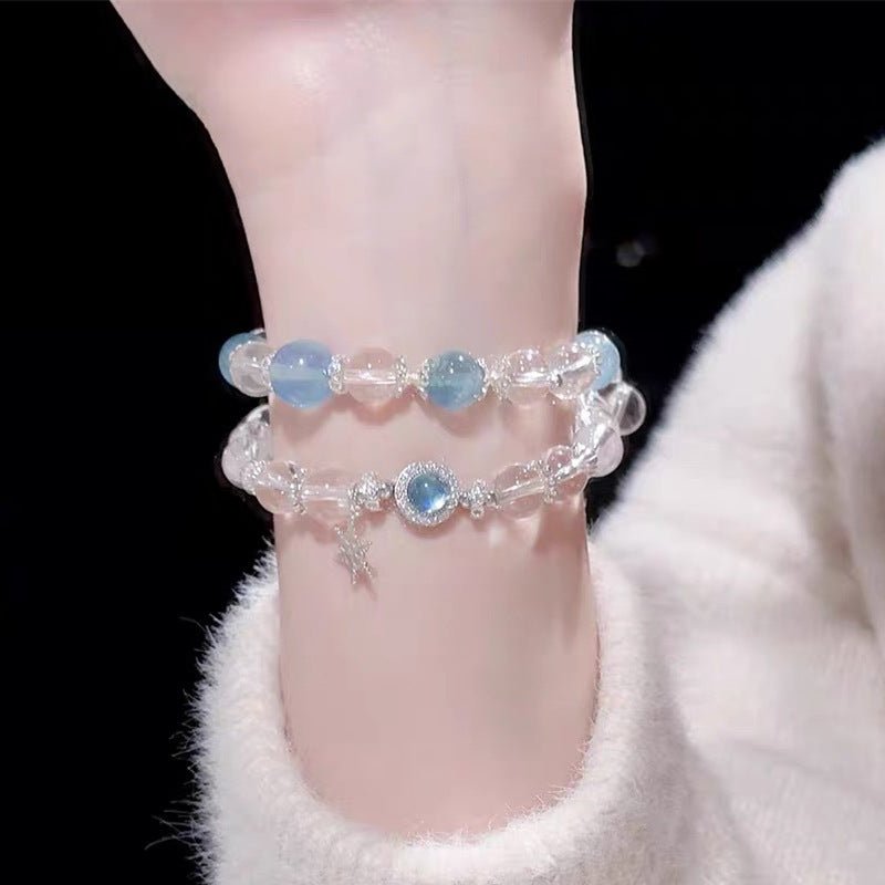 New Style Yellow Crystal Bracelet for Women, High - End Yellow Crystal Pixiu Bracelet for Women, Only Inward Flow, Wealth - Attracting Bracelet for Women - CN Heal Vibe