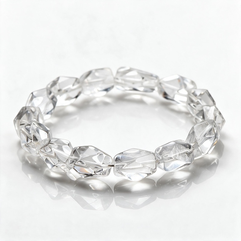 Natural Clear Quartz Bracelet – Clarity & Focus