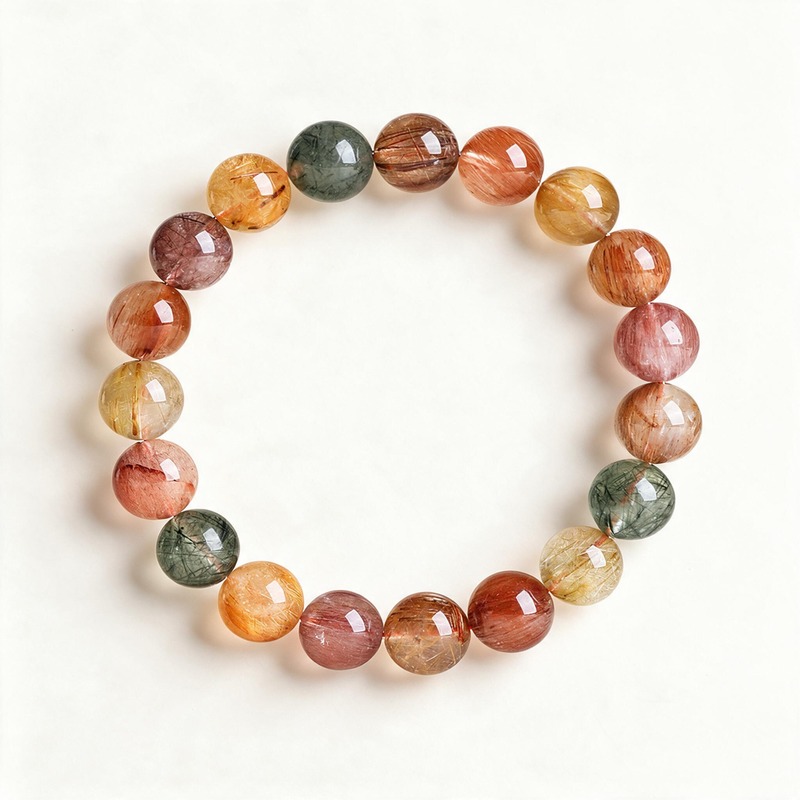 Rutilated Quartz Bracelet – Abundance & Prosperity