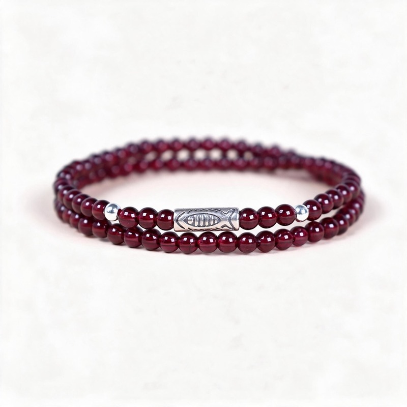 Natural Garnet Bracelet – Love & Harmony