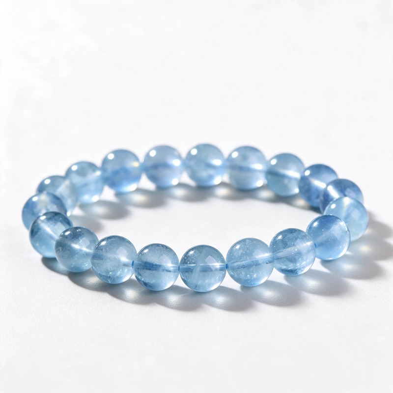 Natural Aquamarine Bracelet – Calm & Sleep