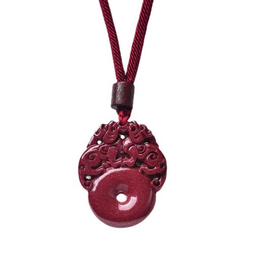 Taoist Cinnabar Safety - Blessing Pendant