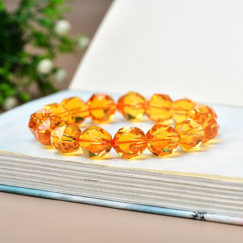 Yellow Crystal Feng Shui Bracelet - Attract Wealth & Positivity
