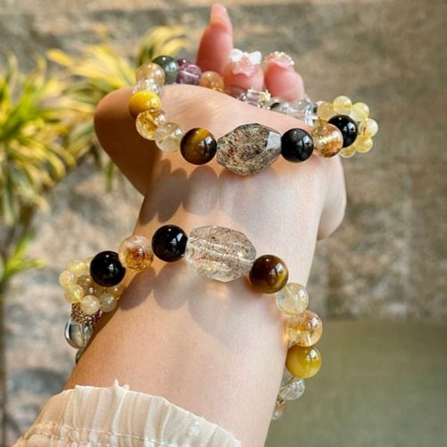 Multicolor Feng Shui Crystal Bracelet - Enhance Energy & Attract Prosperity