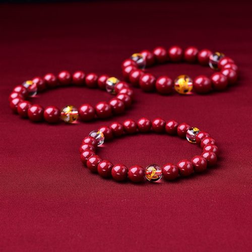Taoist Cinnabar Feng Shui Bracelet - Blessing & Protection